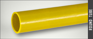 Round Tube for Handrail System in safety yellow